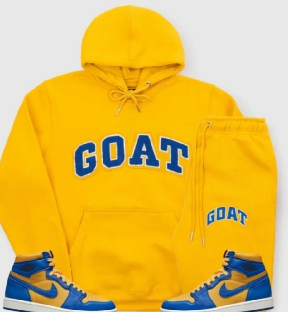 SneakGallery Arch Logo Chenille Sweatsuit (Laney Yellow)